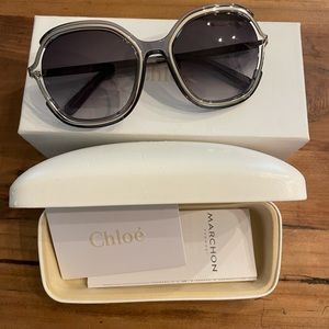 Chloe Sunnies Dark Grey NIB with paperwork